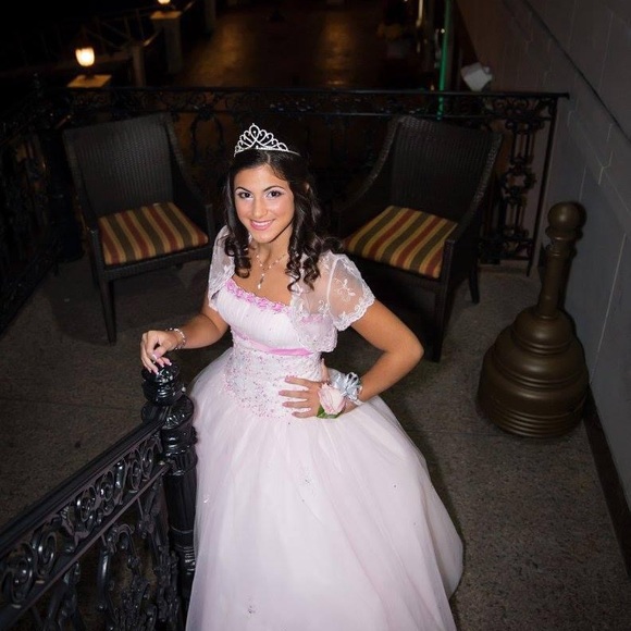 Maryanna Light Pink Corset Ball Gown Size 8